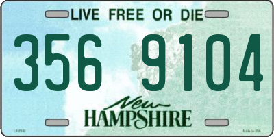 NH license plate 3569104