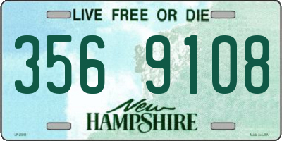 NH license plate 3569108