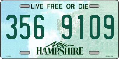 NH license plate 3569109