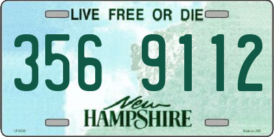 NH license plate 3569112