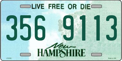 NH license plate 3569113