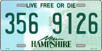 NH license plate 3569126