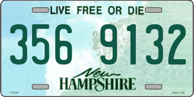 NH license plate 3569132