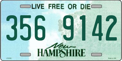 NH license plate 3569142