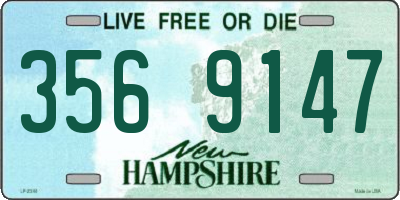 NH license plate 3569147