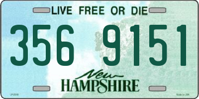 NH license plate 3569151
