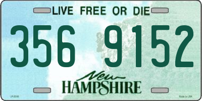 NH license plate 3569152