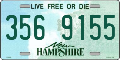 NH license plate 3569155