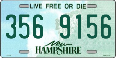 NH license plate 3569156