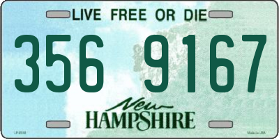NH license plate 3569167