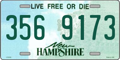 NH license plate 3569173