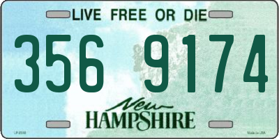 NH license plate 3569174