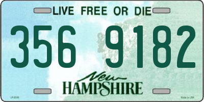 NH license plate 3569182
