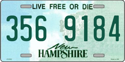 NH license plate 3569184