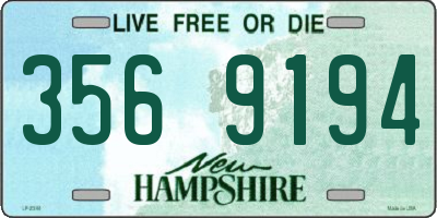 NH license plate 3569194