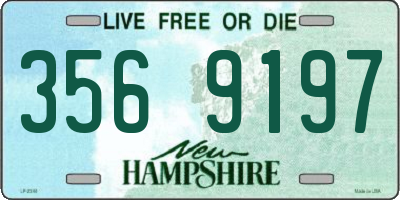 NH license plate 3569197