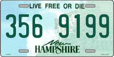NH license plate 3569199