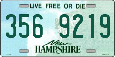 NH license plate 3569219
