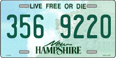 NH license plate 3569220