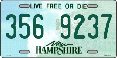 NH license plate 3569237