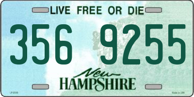 NH license plate 3569255