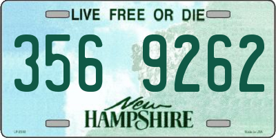 NH license plate 3569262