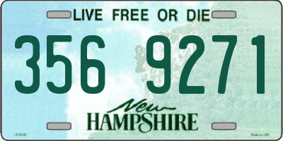 NH license plate 3569271