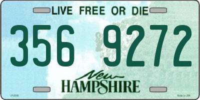 NH license plate 3569272