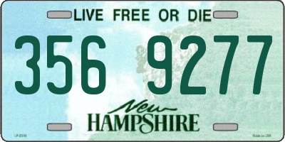 NH license plate 3569277