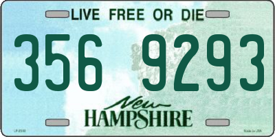 NH license plate 3569293