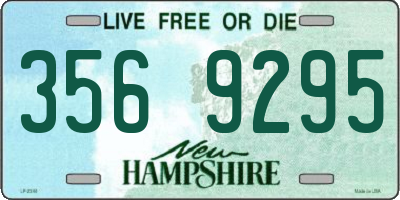 NH license plate 3569295