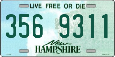NH license plate 3569311