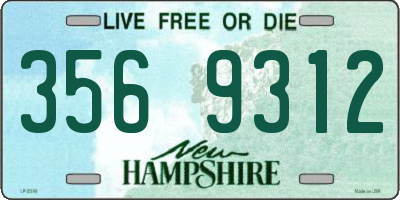 NH license plate 3569312