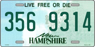 NH license plate 3569314