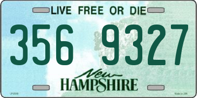 NH license plate 3569327