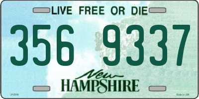NH license plate 3569337
