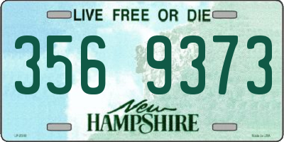 NH license plate 3569373