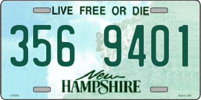 NH license plate 3569401