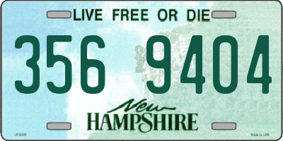 NH license plate 3569404