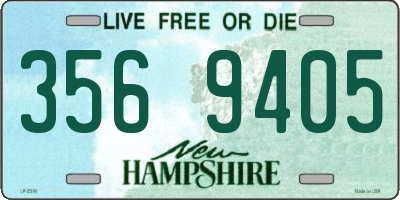 NH license plate 3569405
