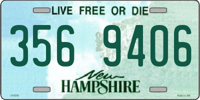 NH license plate 3569406