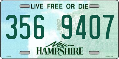 NH license plate 3569407