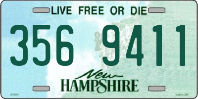 NH license plate 3569411