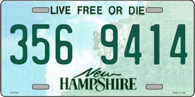 NH license plate 3569414
