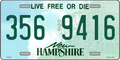 NH license plate 3569416