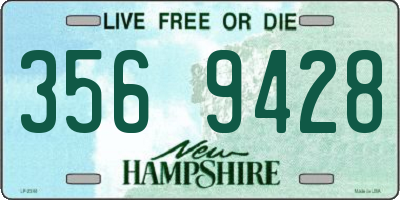 NH license plate 3569428