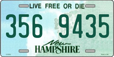 NH license plate 3569435