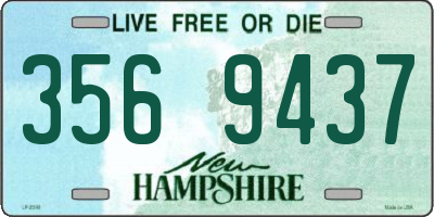NH license plate 3569437