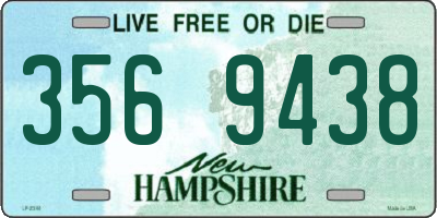 NH license plate 3569438