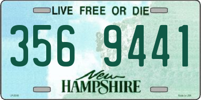 NH license plate 3569441